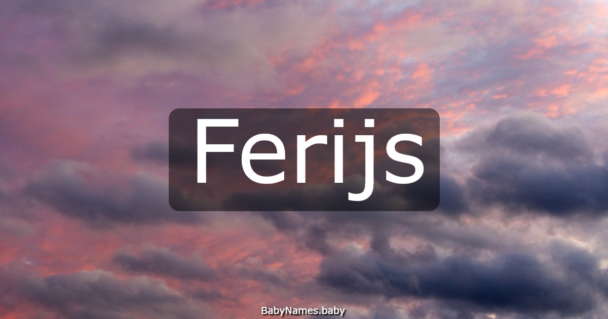Ferijs