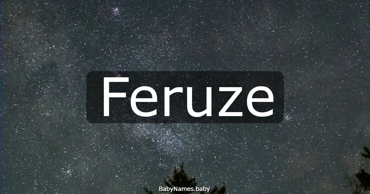 Feruze