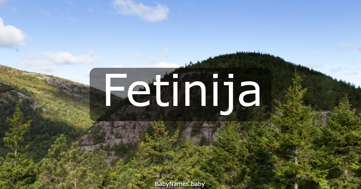 Fetinija