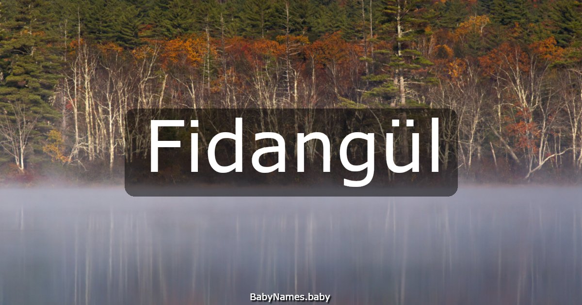 Fidangül