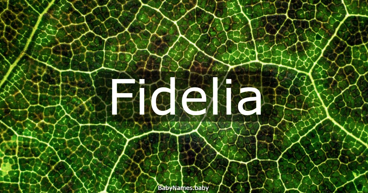 Fidelia