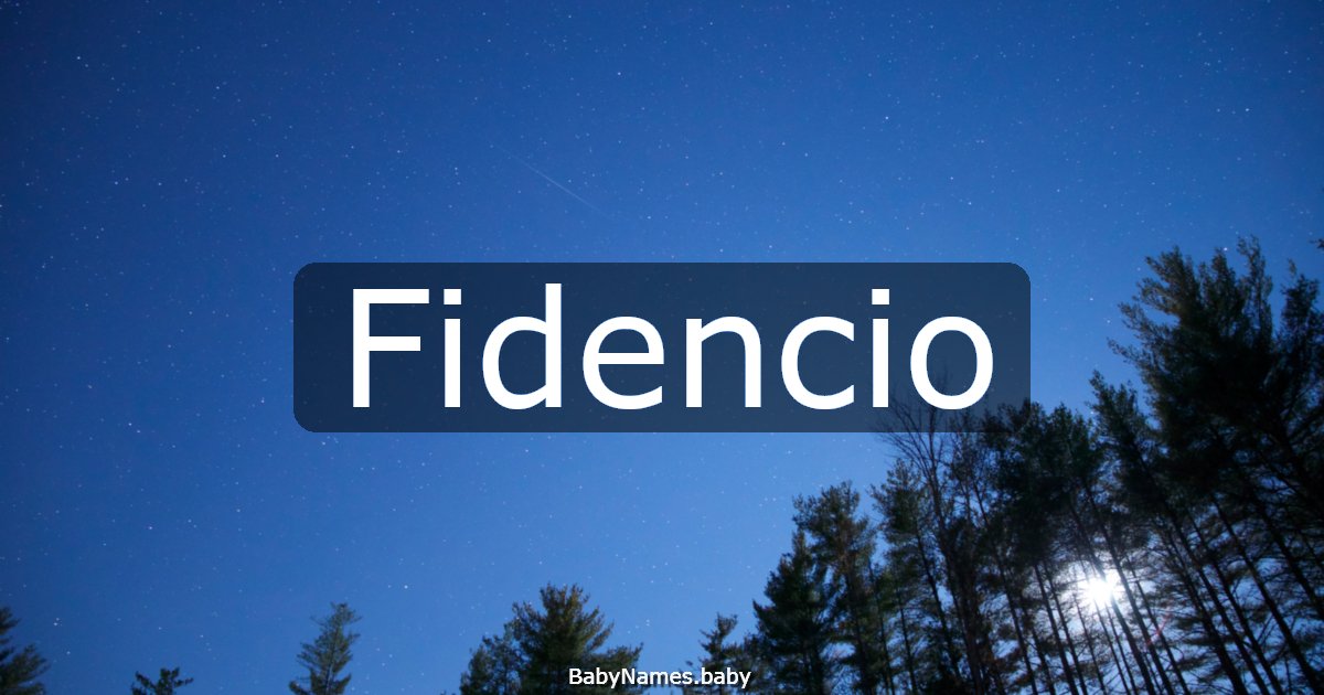 Fidencio