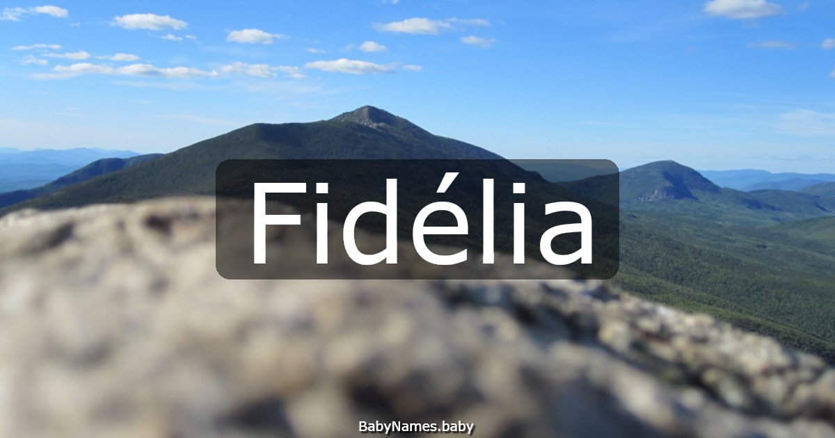 Fidélia