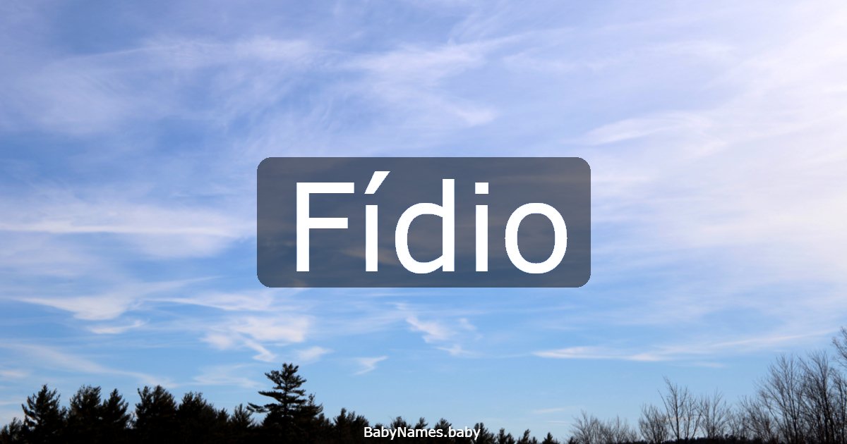 Fídio