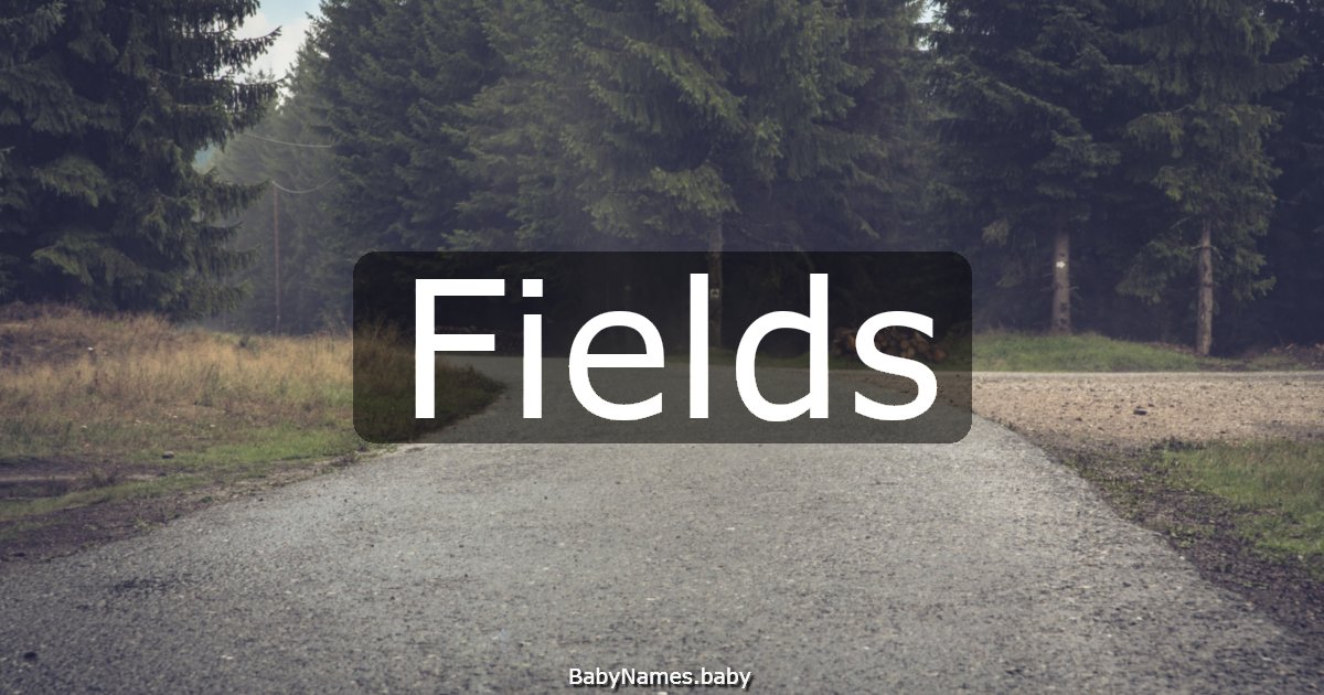 Fields