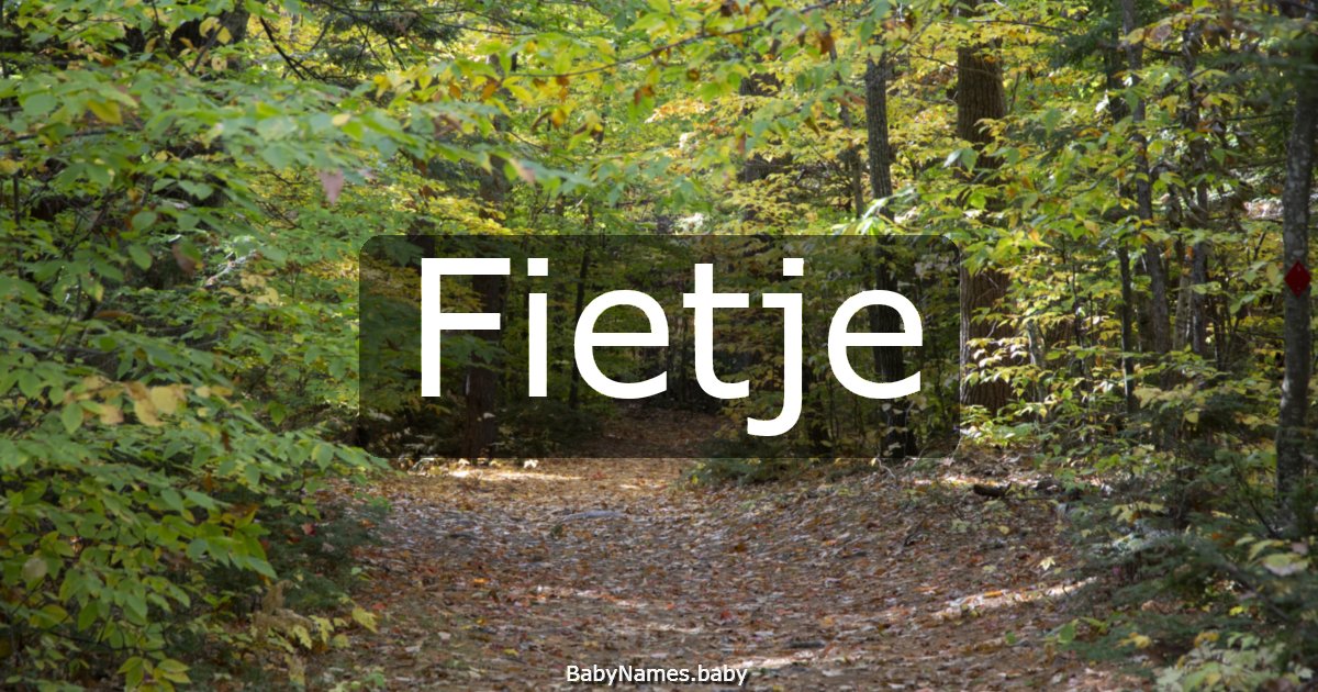 Fietje