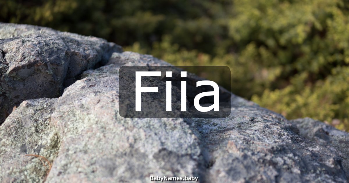 Fiia