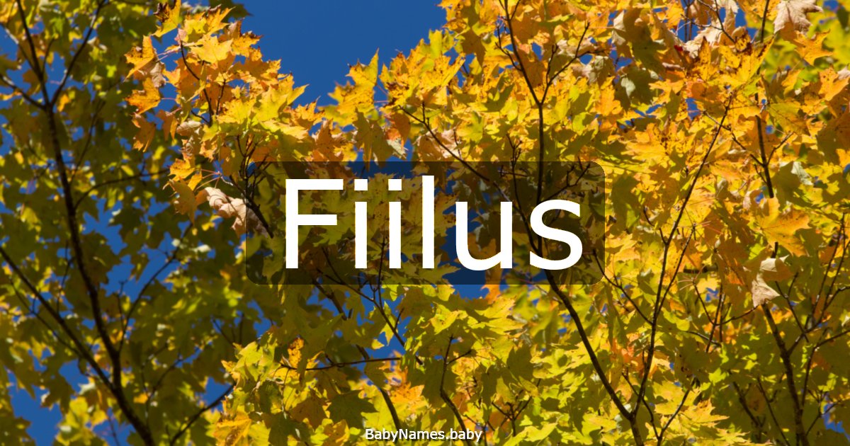 Fiilus