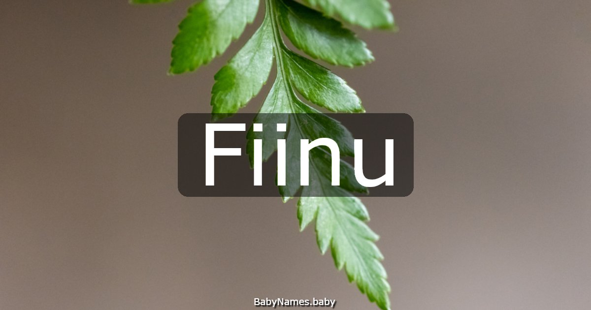 Fiinu