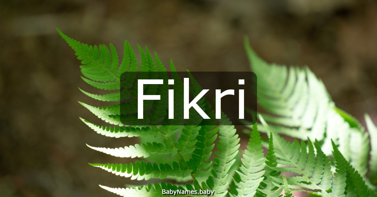 Fikri