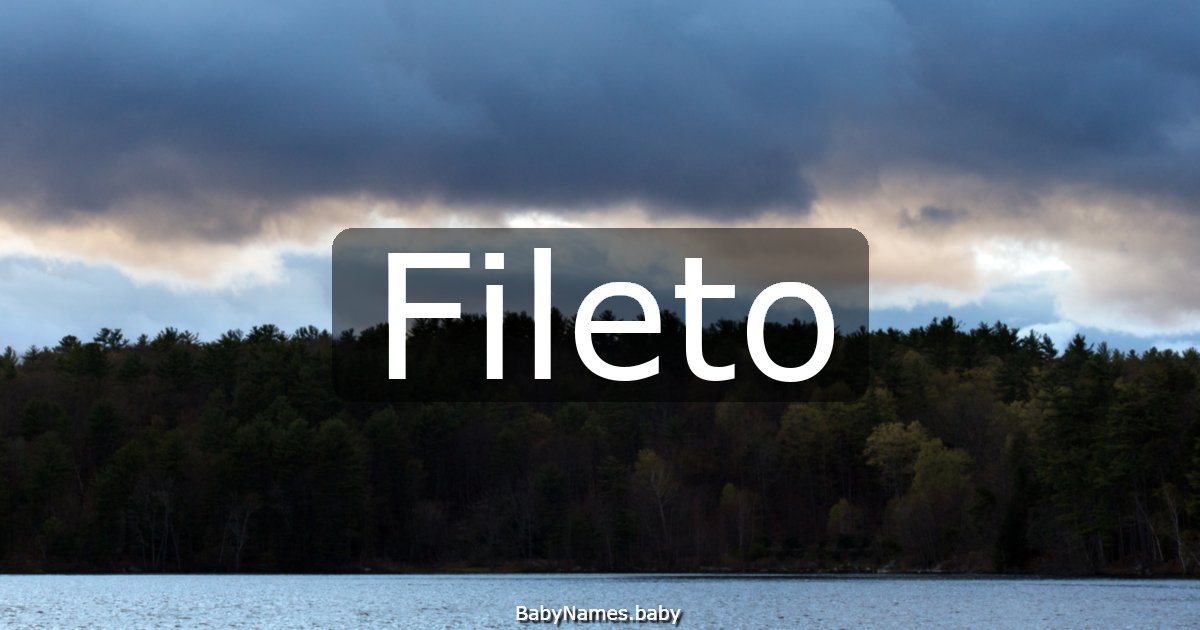Fileto