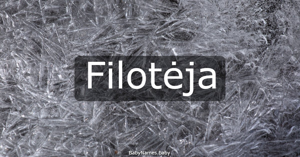 Filotėja