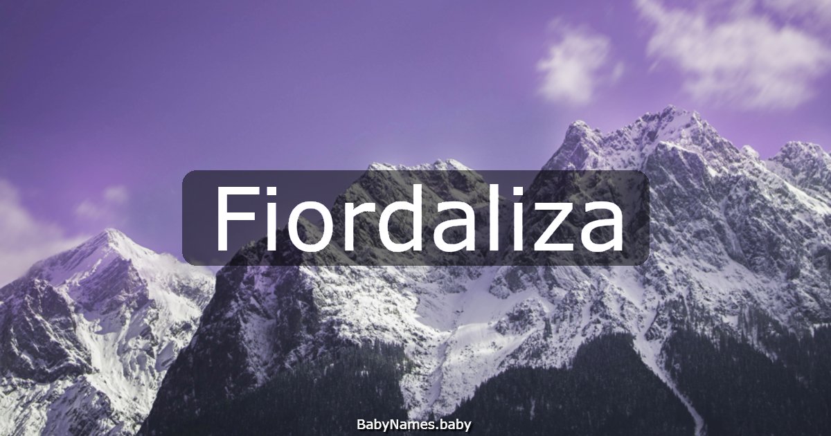 Fiordaliza