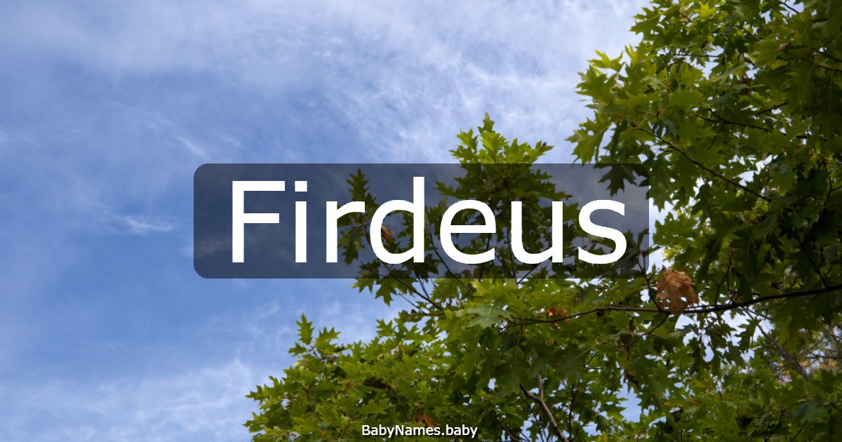 Firdeus