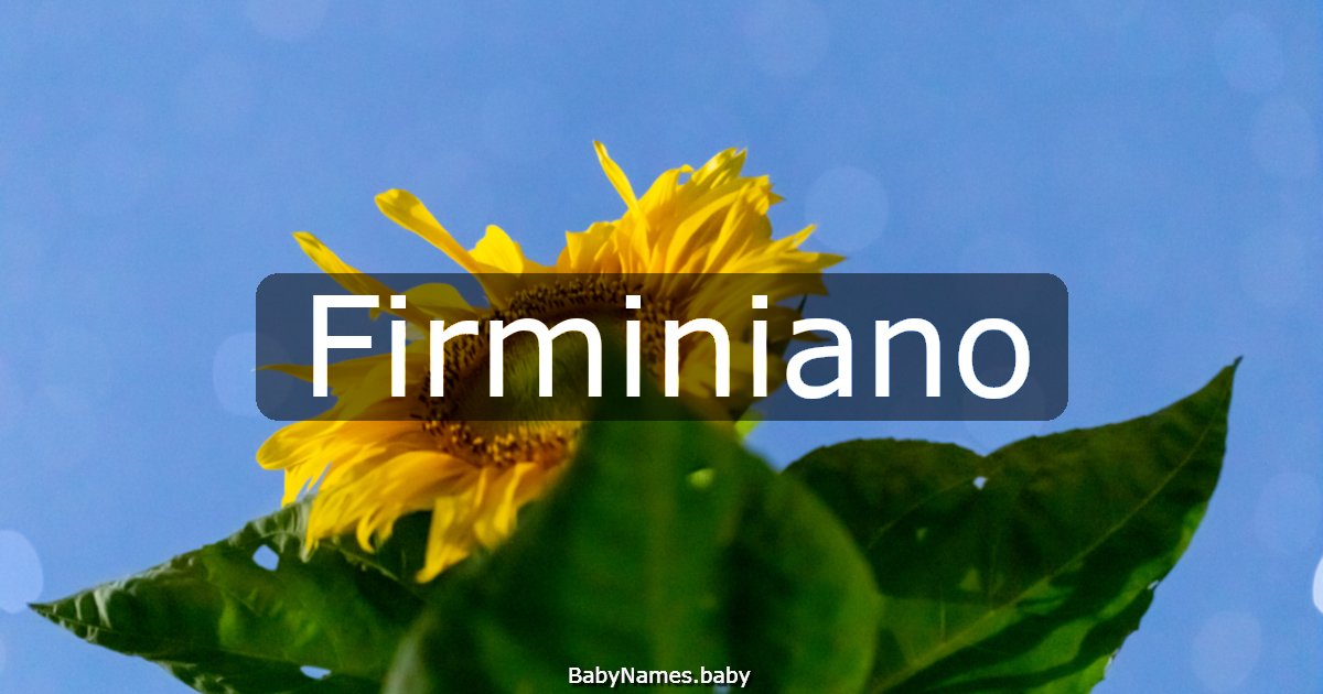 Firminiano