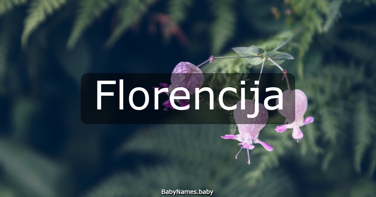 Florencija