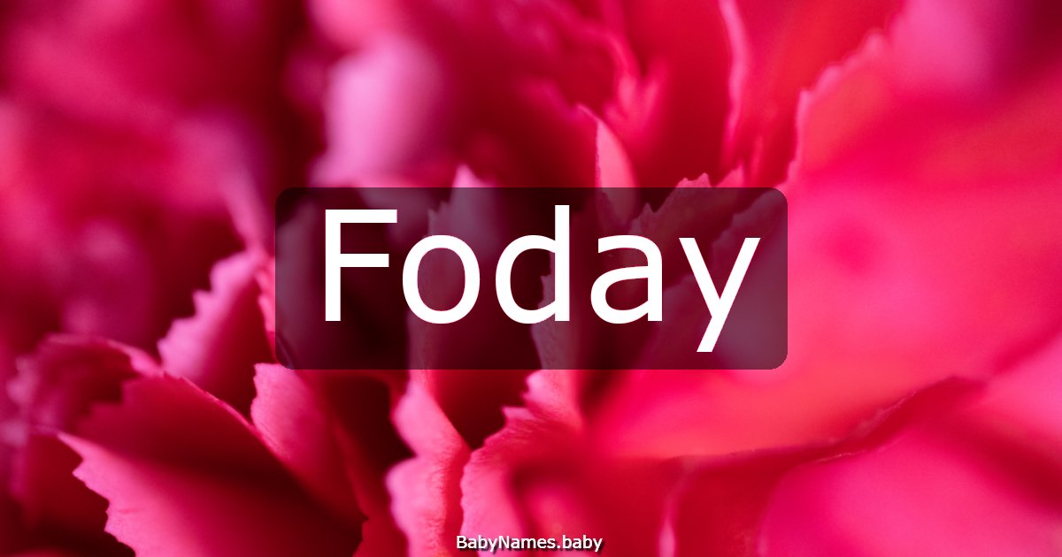 Foday