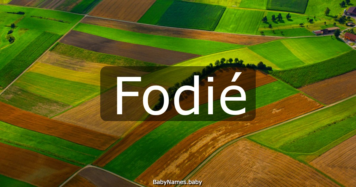 Fodié
