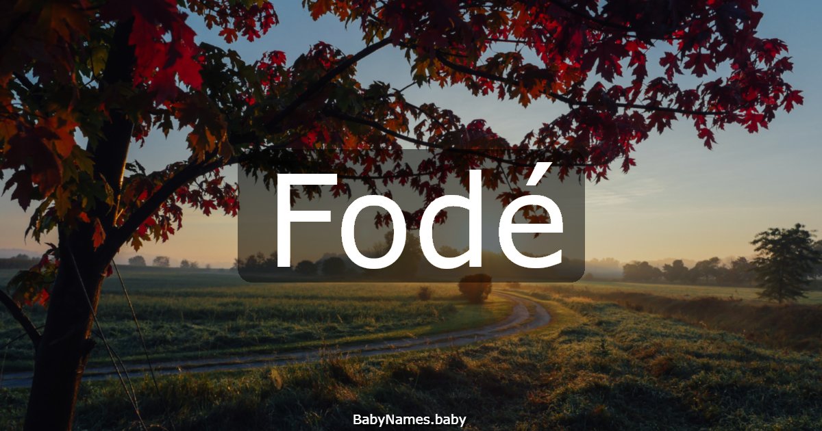 Fodé