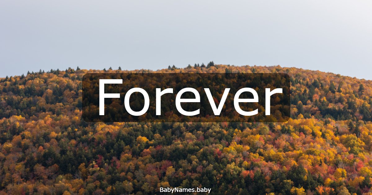 Forever