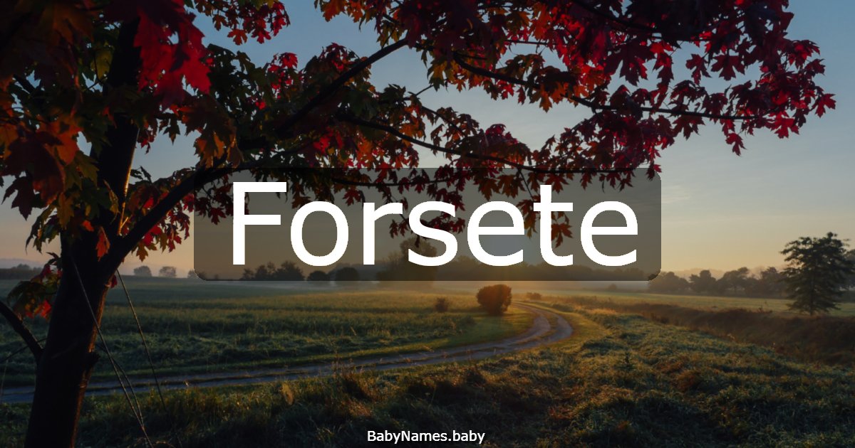 Forsete