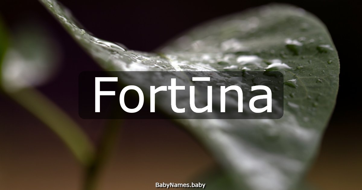 Fortūna