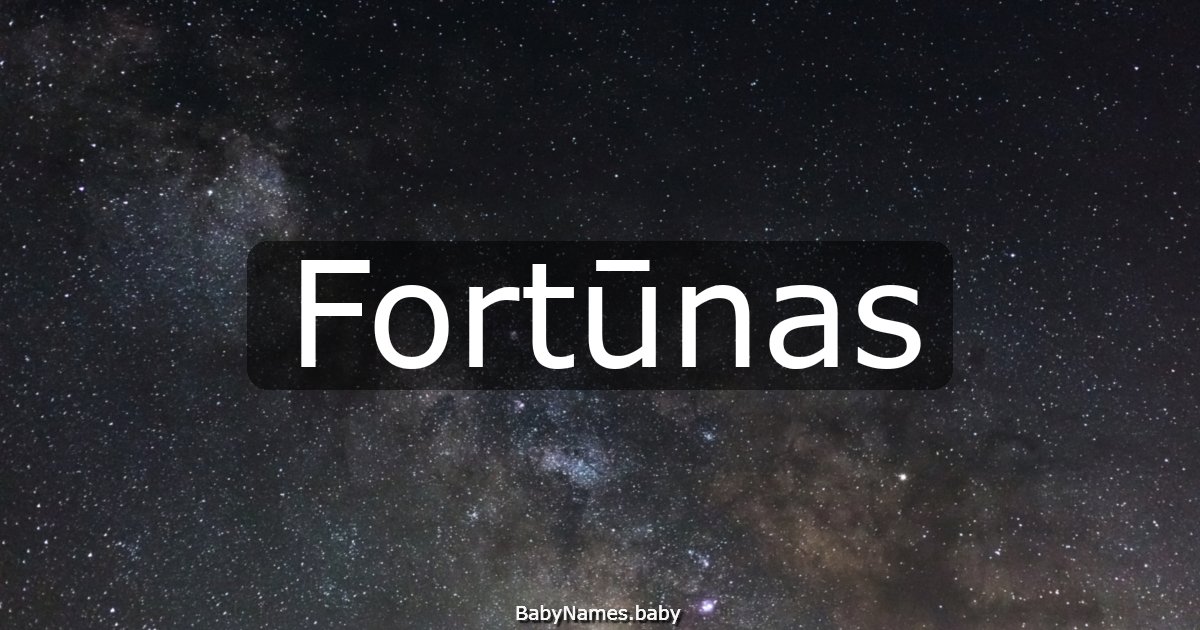 Fortūnas