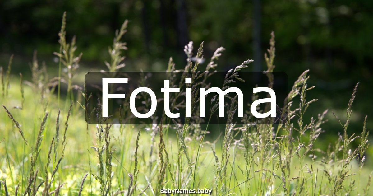 Fotima