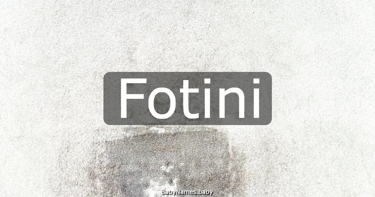 Fotini