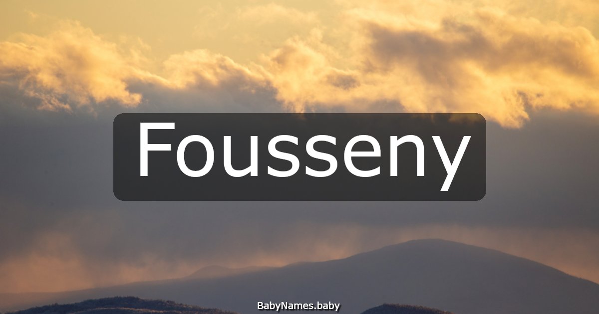 Fousseny