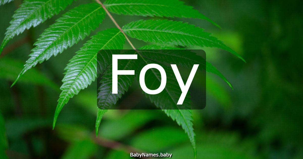 Foy