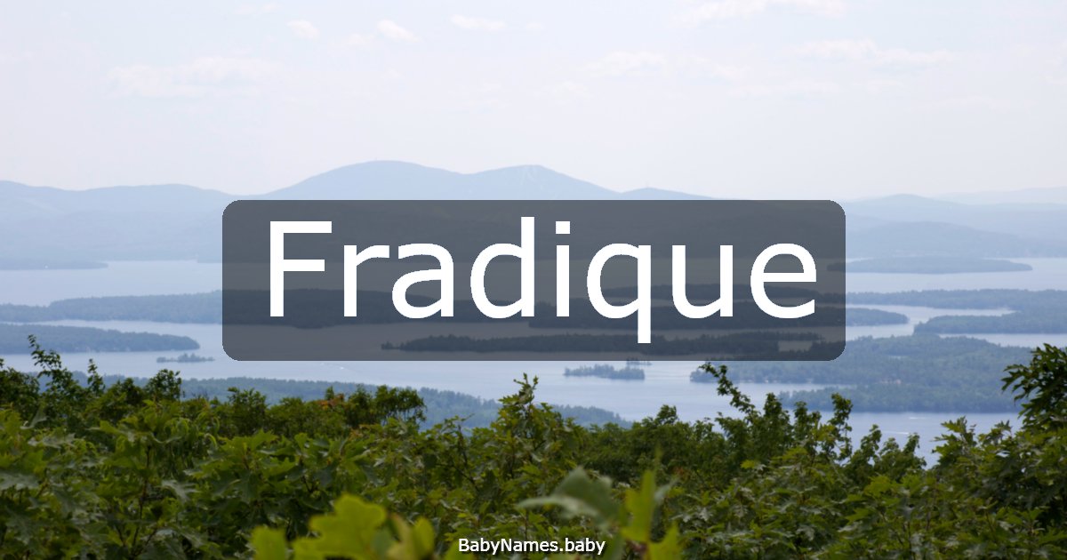 Fradique
