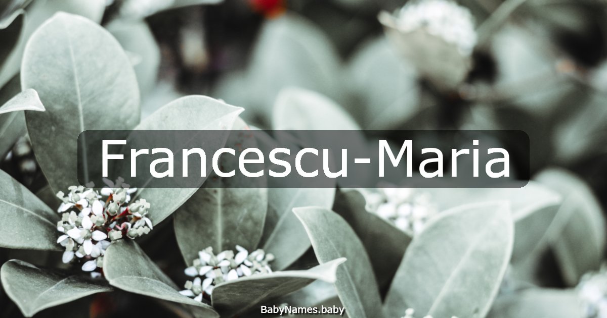 Francescu-Maria