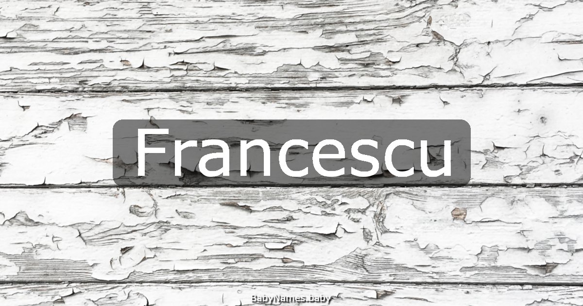 Francescu