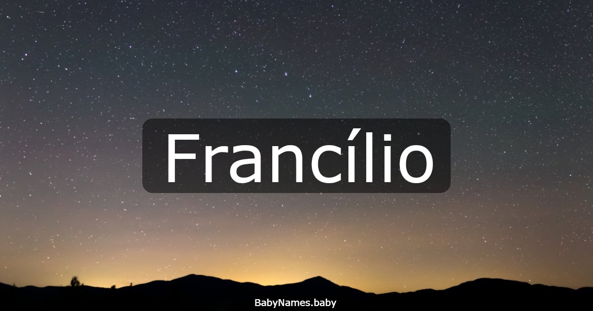 Francílio