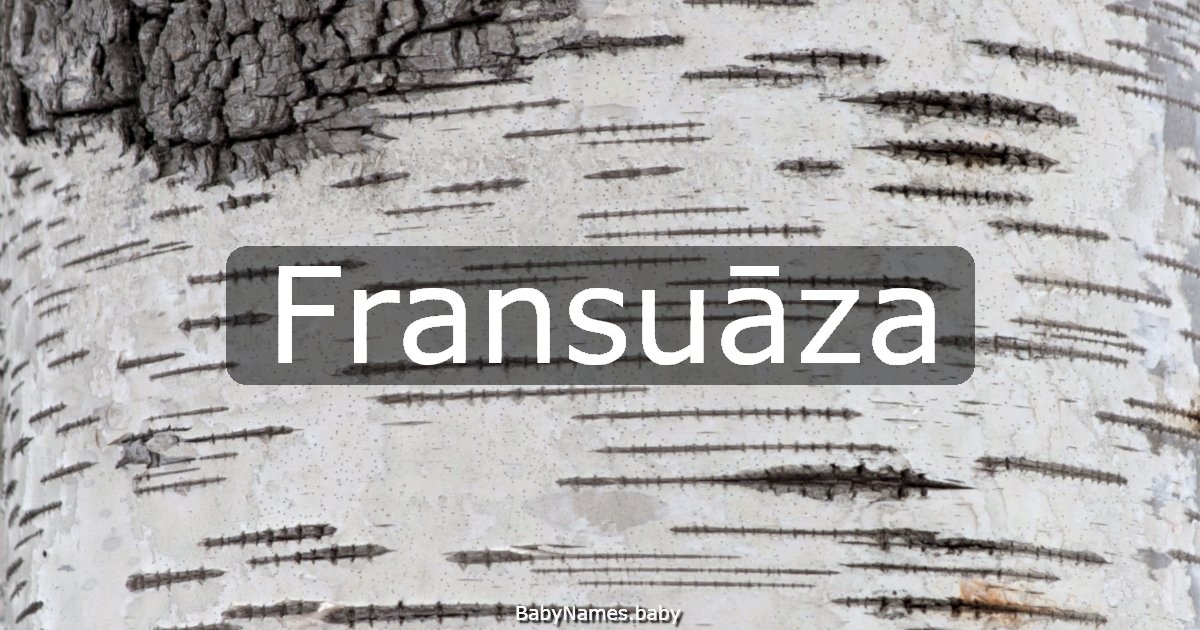Fransuāza