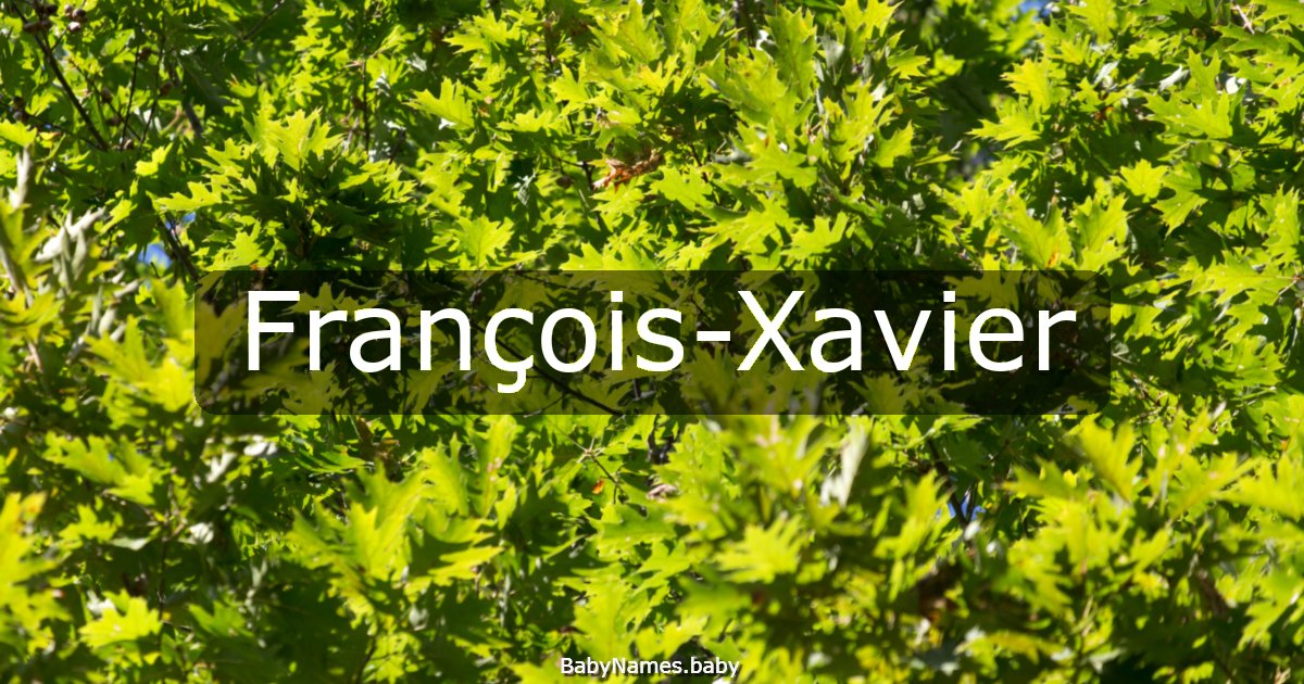 François-Xavier