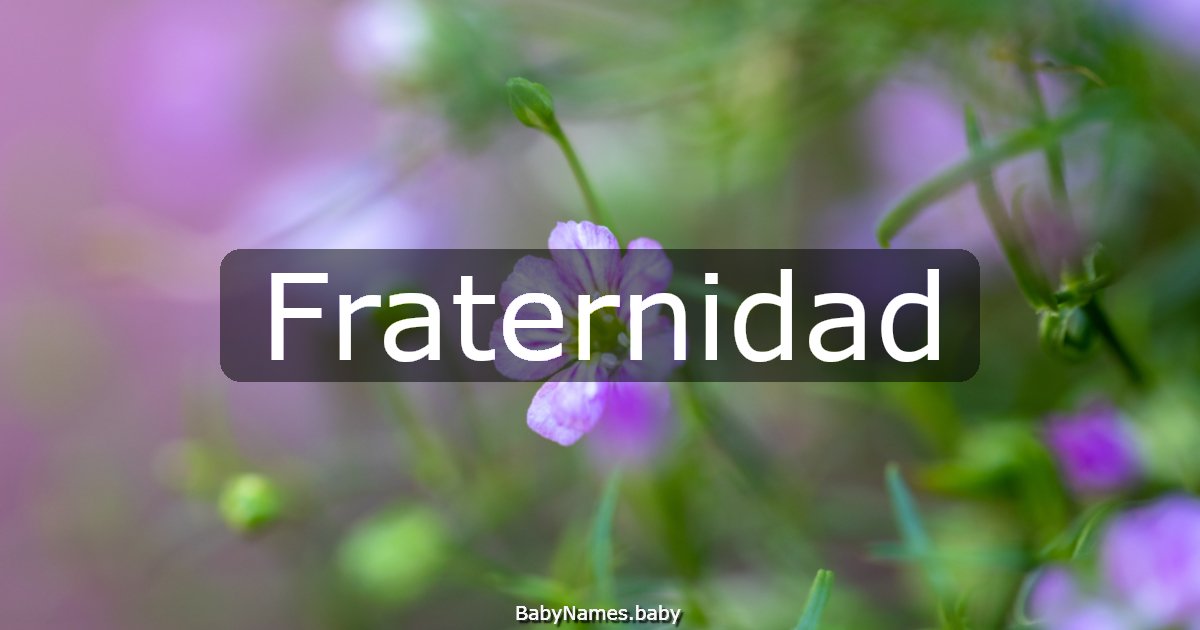 Fraternidad