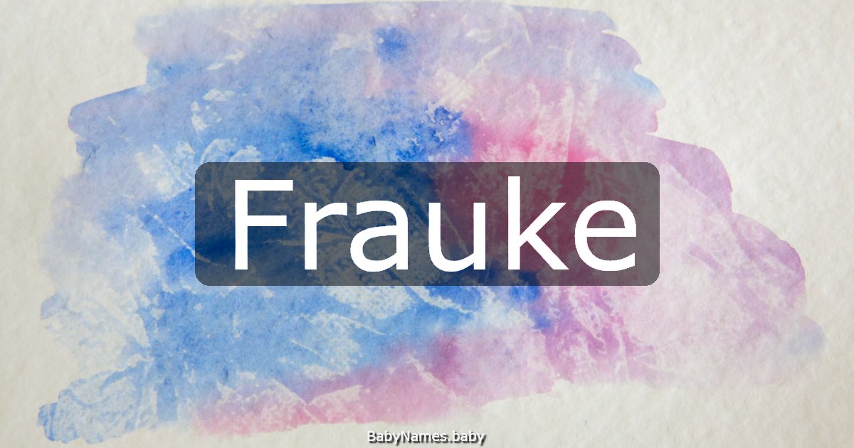 Frauke