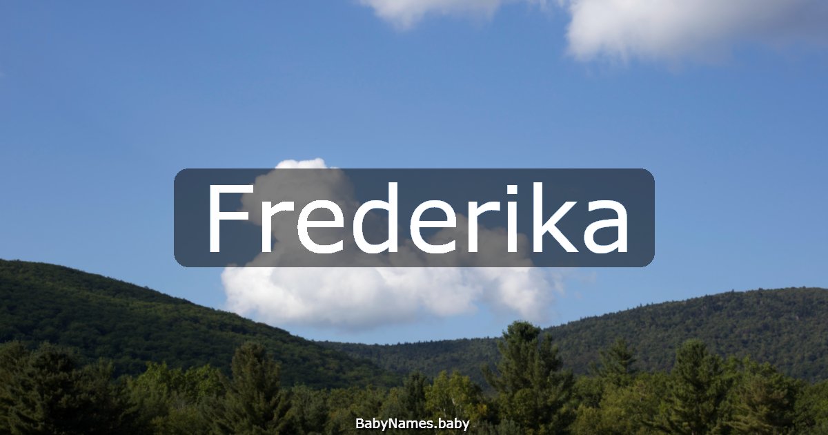 Frederika