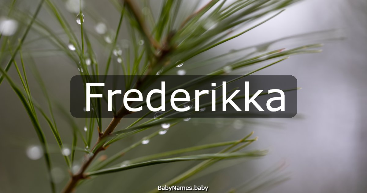Frederikka