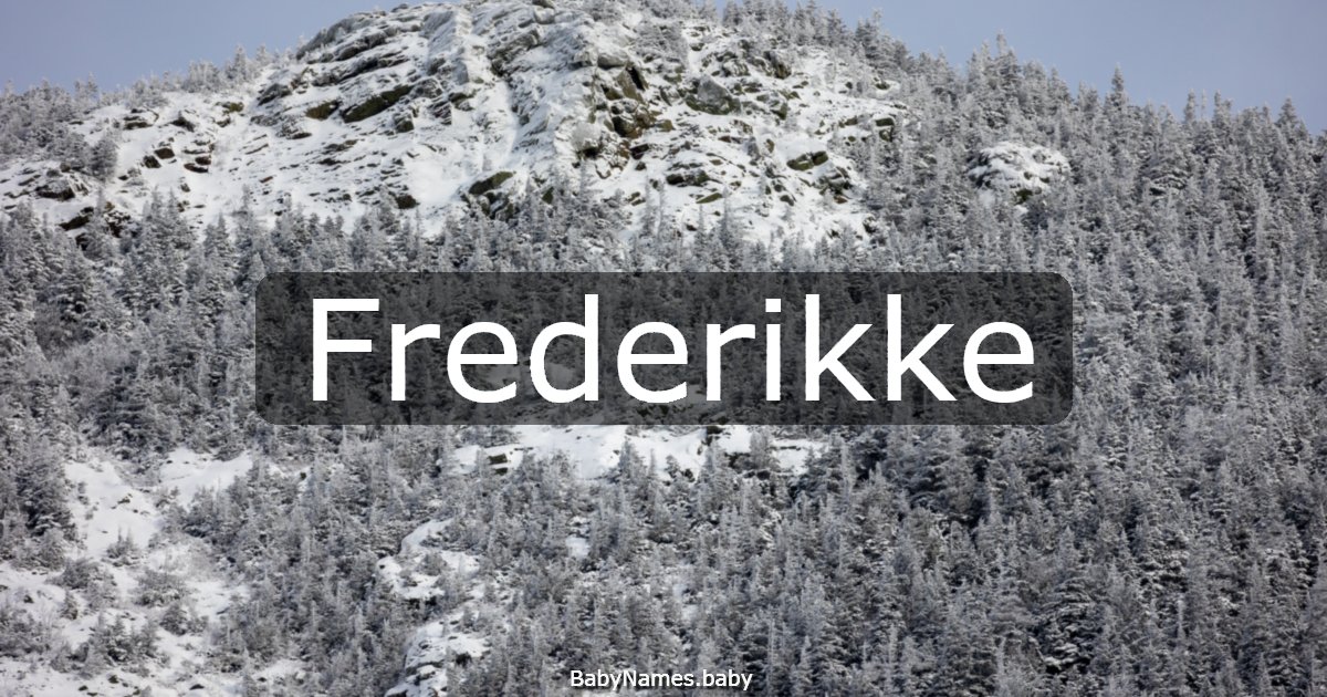 Frederikke