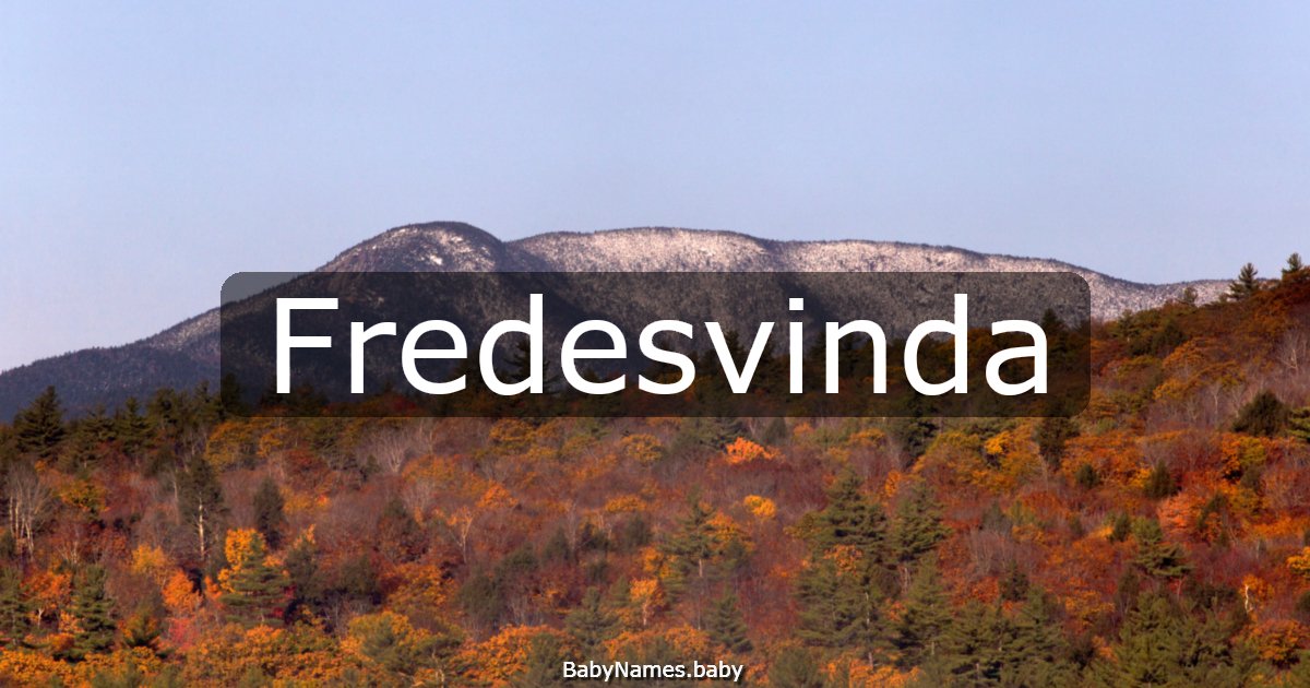 Fredesvinda