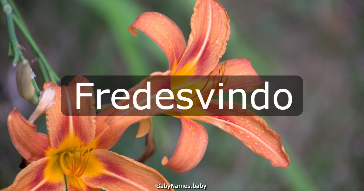 Fredesvindo