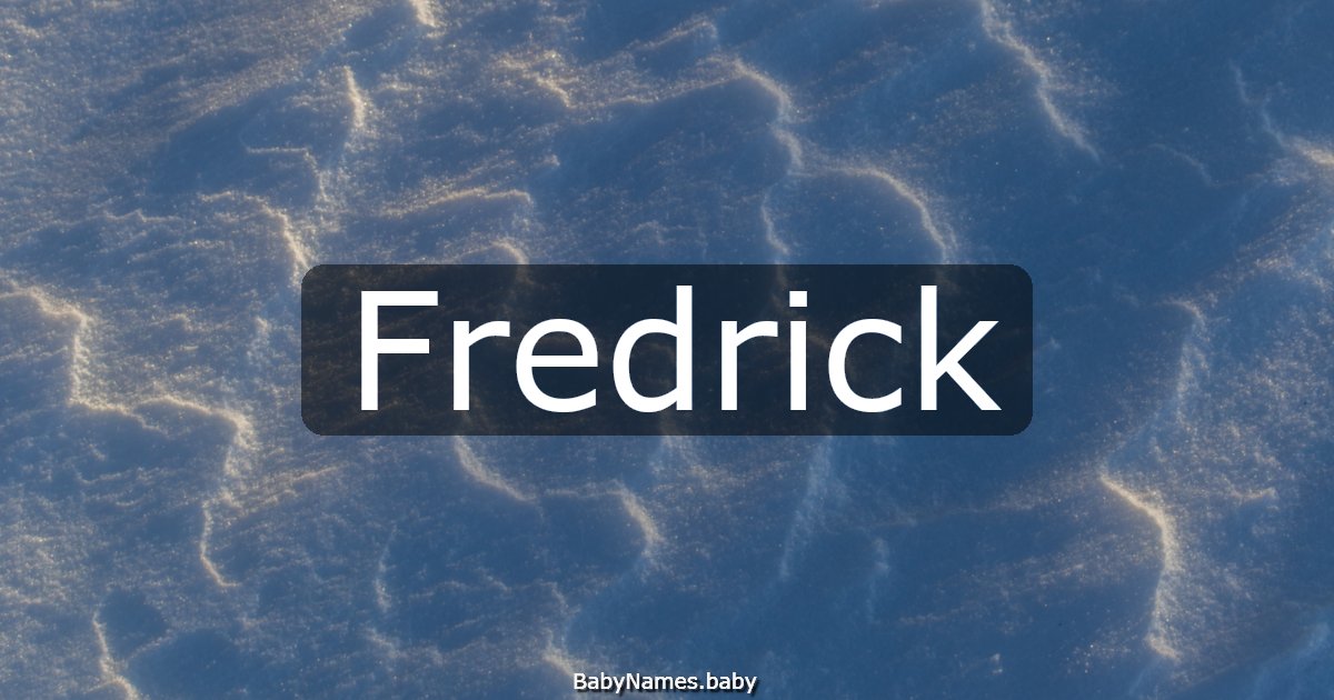 Fredrick