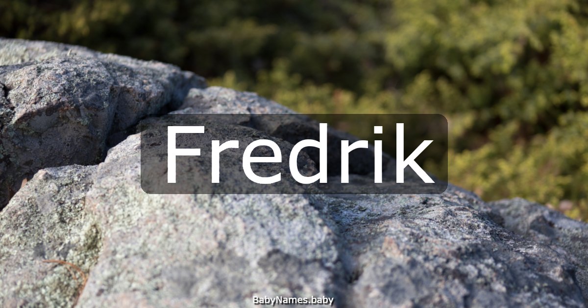 Fredrik