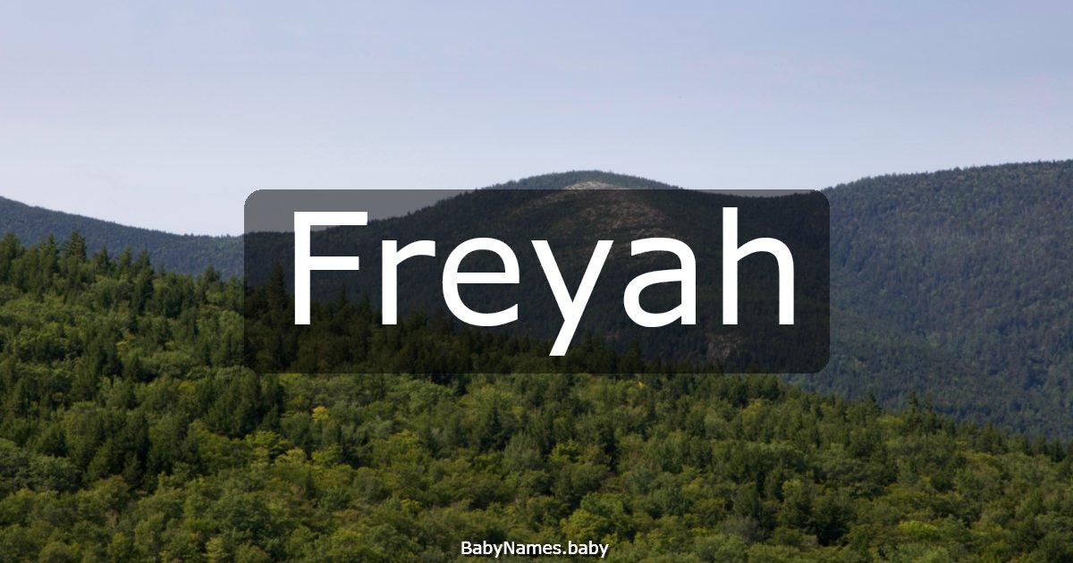Freyah