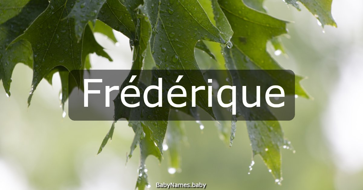 Frédérique
