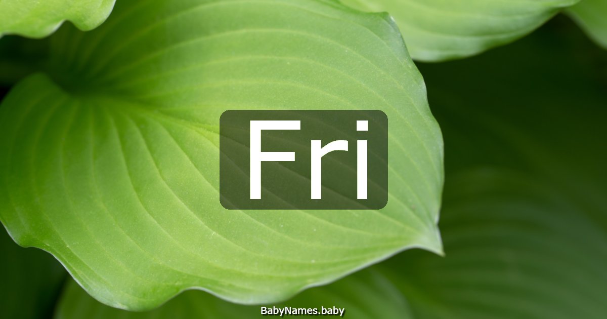 Fri