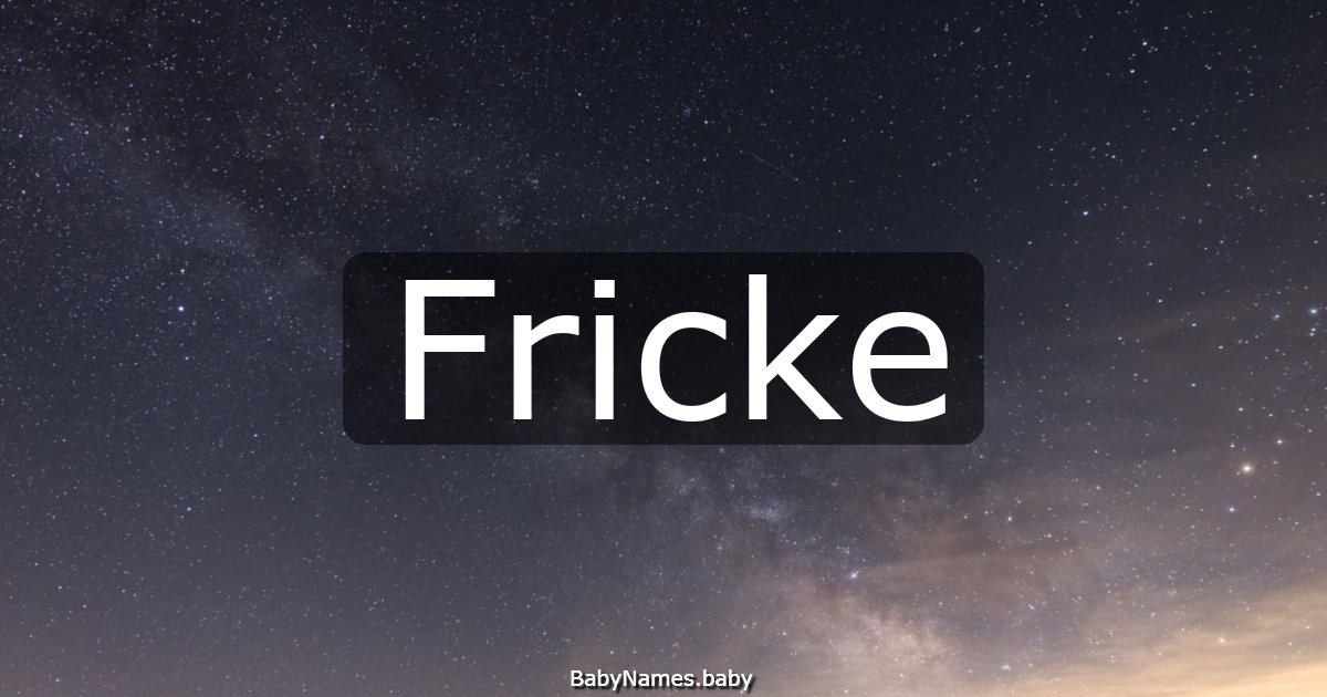 Fricke